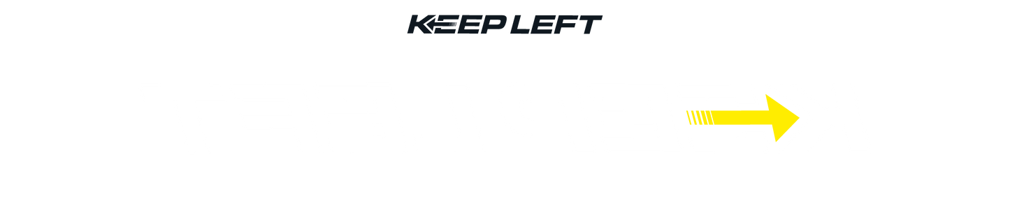 Keep Left | Mirrored Windshield Banner
