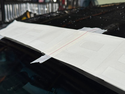 Keep Left | Mirrored Windshield Banner