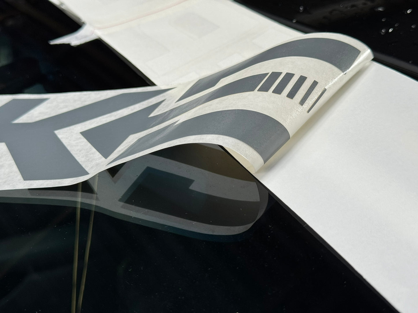 Keep Left | Mirrored Windshield Banner