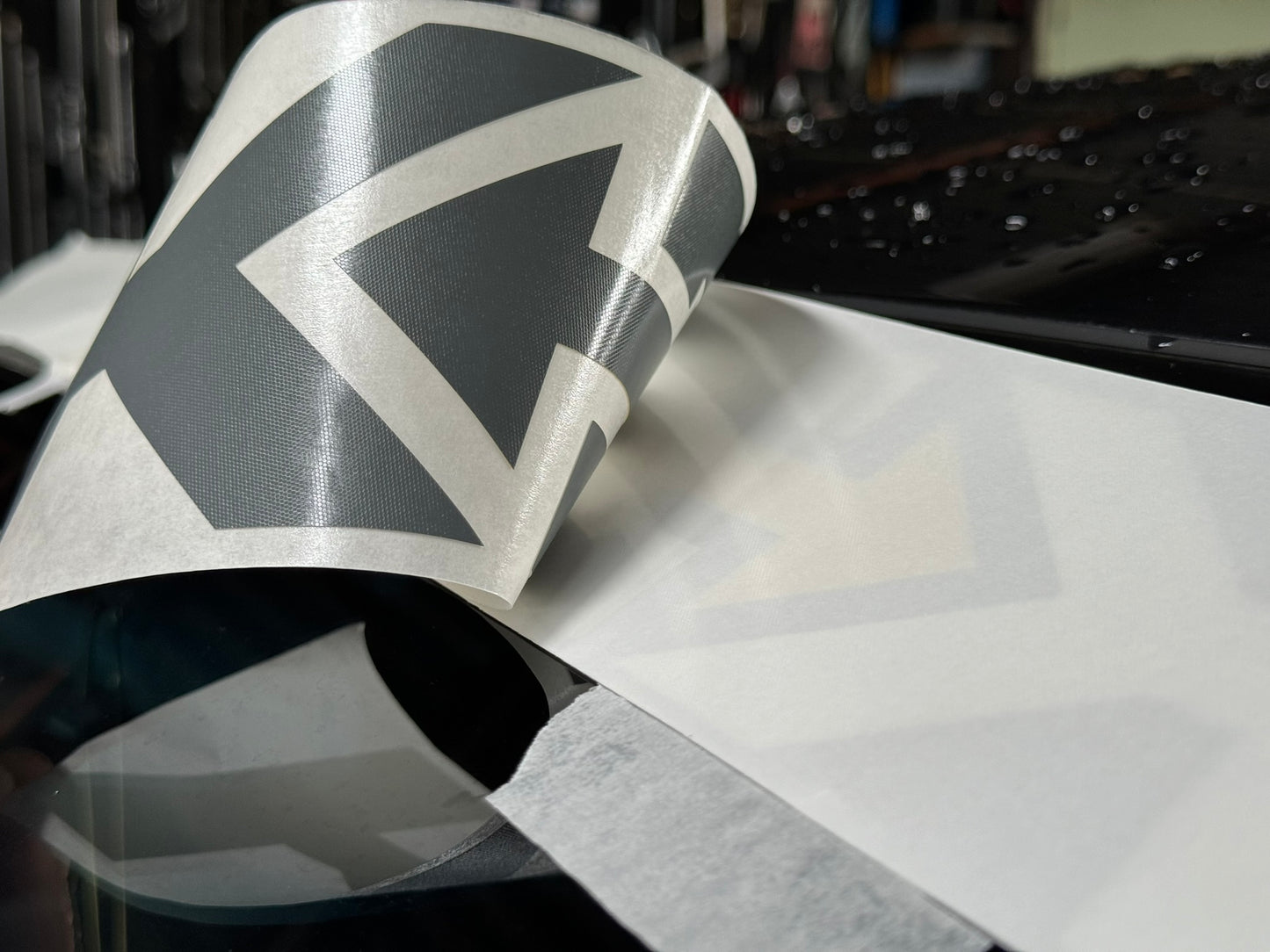 Keep Left | Mirrored Windshield Banner